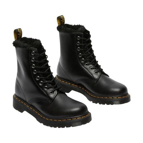 Dr. Martens Black Leather Lace-Up Boots