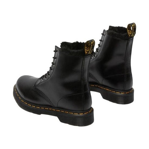 Dr. Martens Black Leather Lace-Up Boots