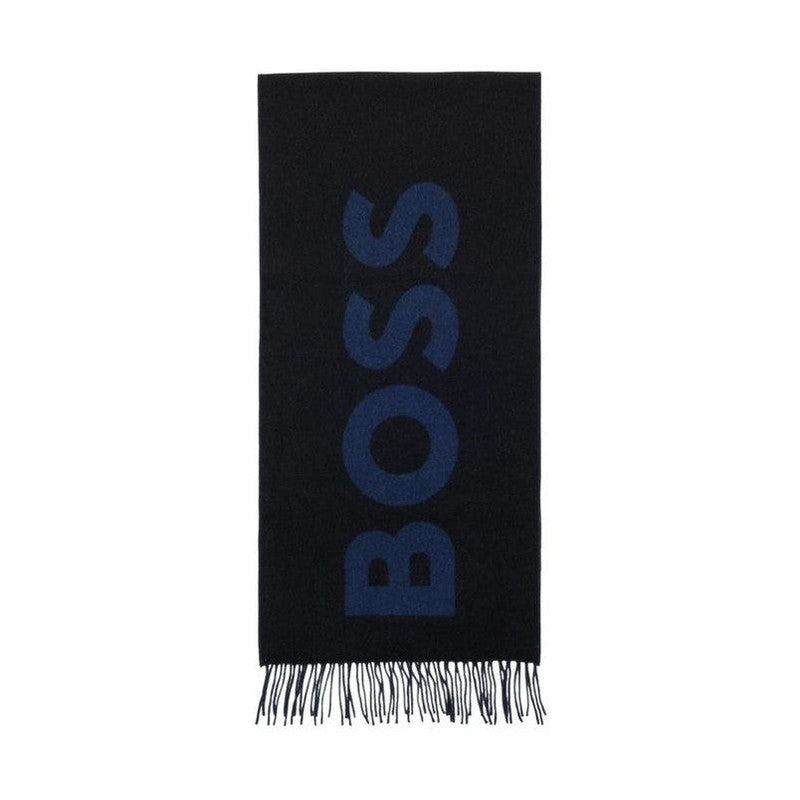 Hugo Boss Black Wool Scarf