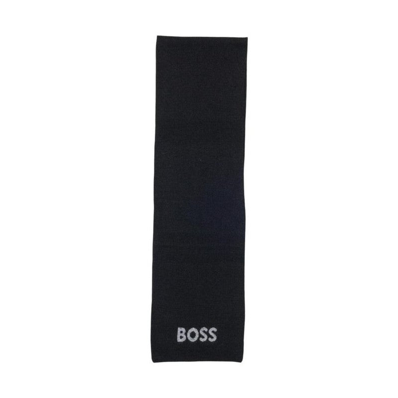Hugo Boss Black Polyacrylic Scarf
