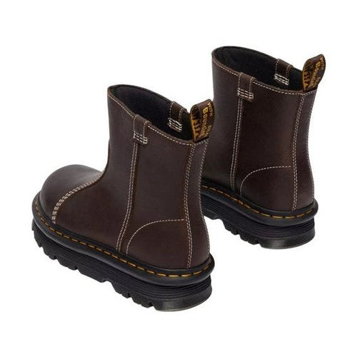 Dr. Martens Brown Leather Ankle Boots