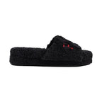 Ralph Lauren Black Textile Slippers