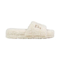Ralph Lauren Cream Textile Slippers