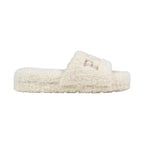 Ralph Lauren Cream Textile Slippers