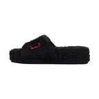 Ralph Lauren Black Textile Slippers