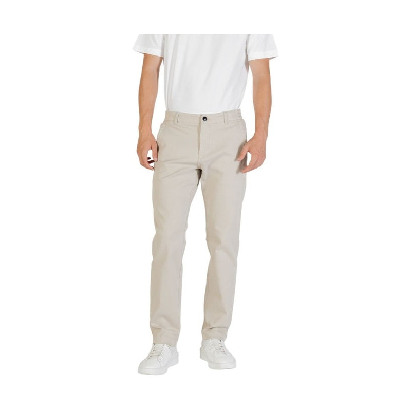 Hugo Boss Beige Polyester Casual Pants
