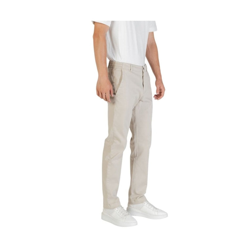 Hugo Boss Beige Polyester Casual Pants