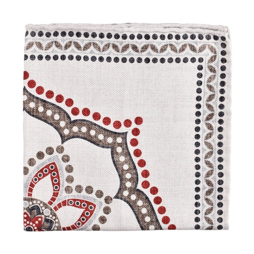 Brunello Cucinelli Bicolor Silk Pocket Square