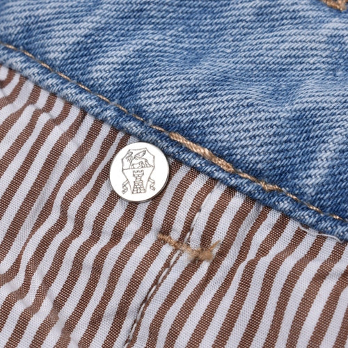 Brunello Cucinelli Blue Cotton Relaxed Fit Jeans