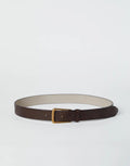Brunello Cucinelli Brown Leather Regular Belt