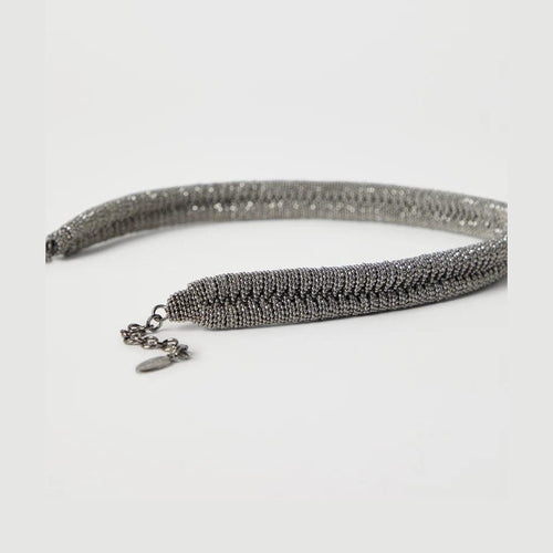 Brunello Cucinelli Gray Brass Necklace