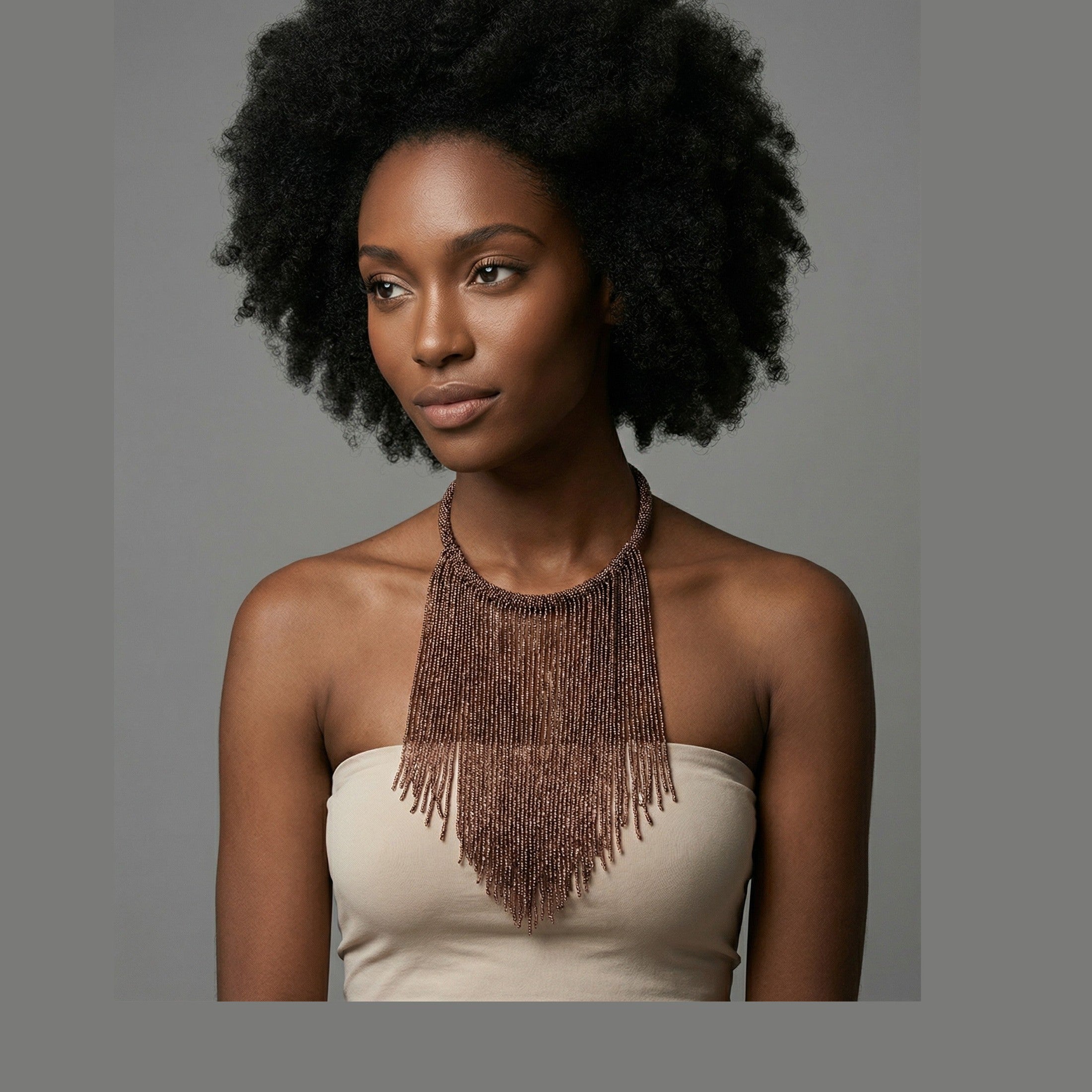 Brunello Cucinelli Copper Brass Necklace