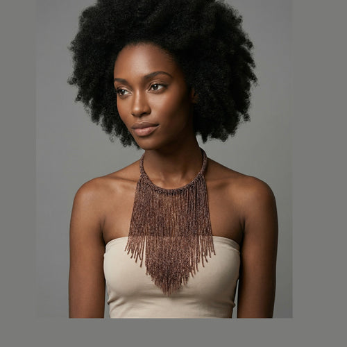 Brunello Cucinelli Copper Brass Necklace