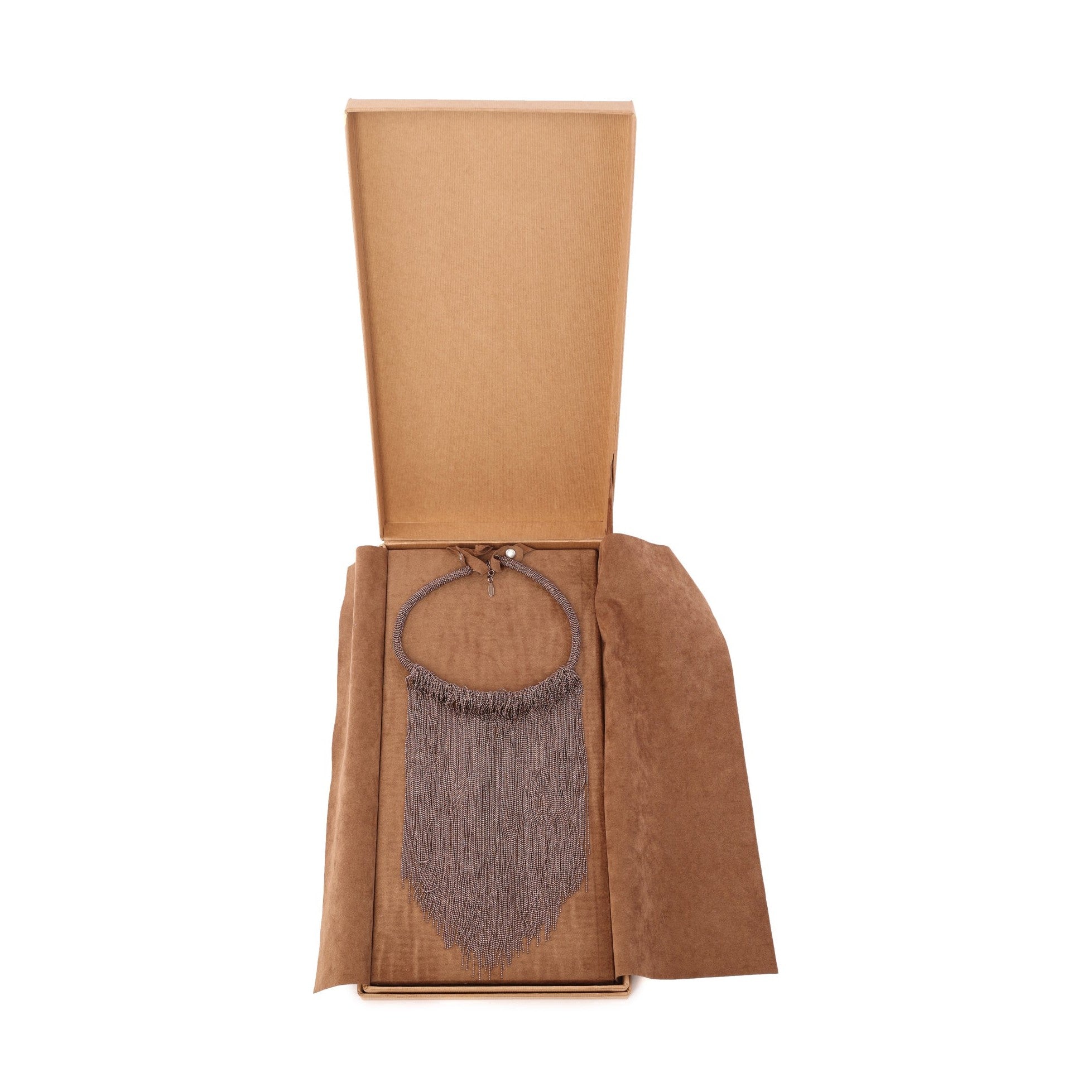 Brunello Cucinelli Copper Brass Necklace