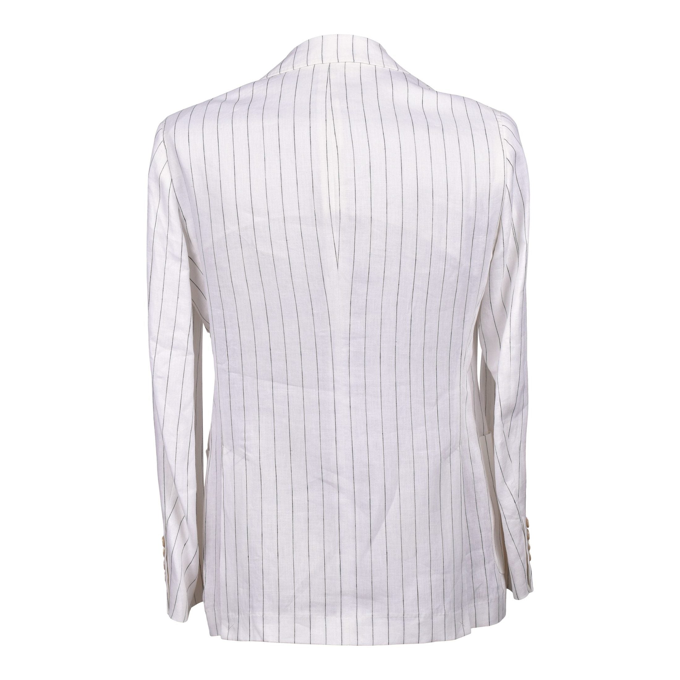Brunello Cucinelli White Linen Two-Piece Suit