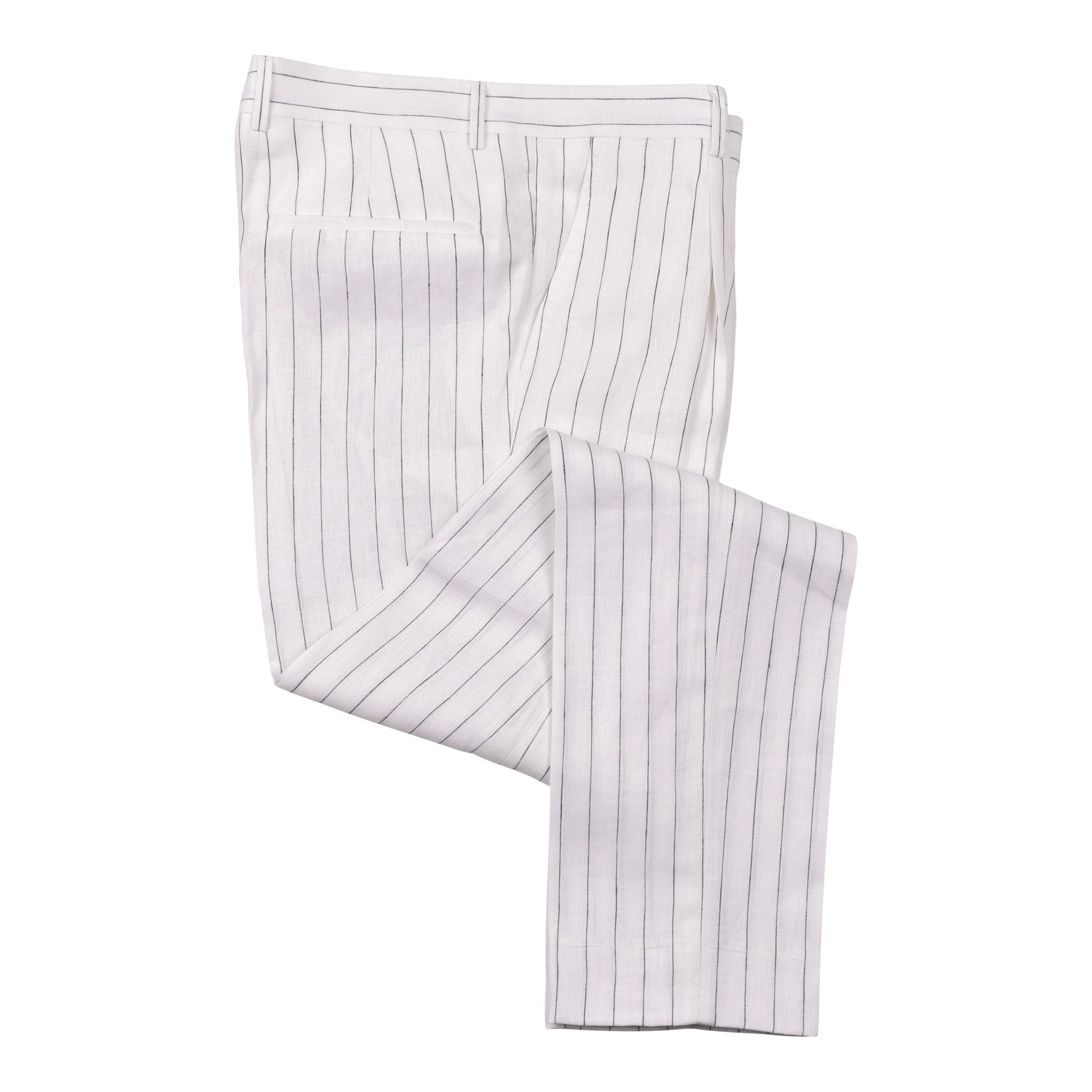 Brunello Cucinelli White Linen Two-Piece Suit