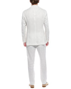 Brunello Cucinelli White Linen Two-Piece Suit