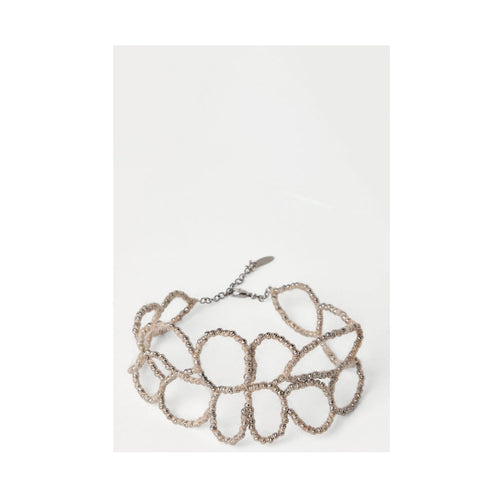 Brunello Cucinelli Gray Silver Necklace