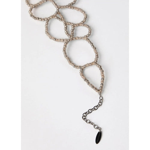 Brunello Cucinelli Gray Silver Necklace