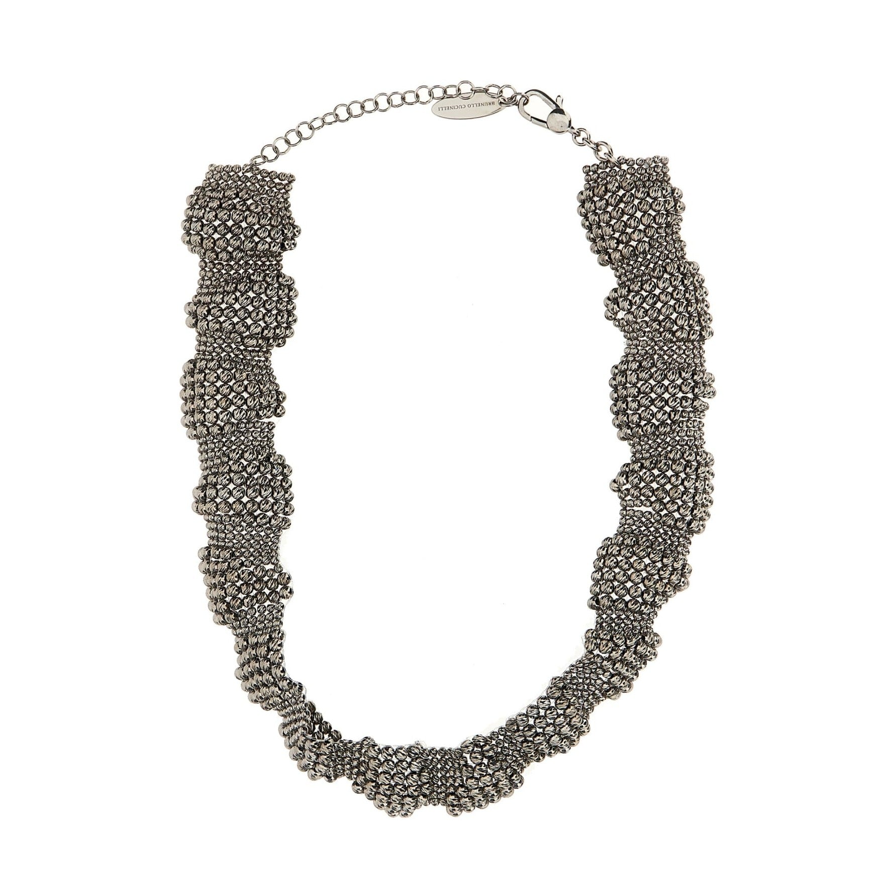 Brunello Cucinelli Bronze Silver Necklace