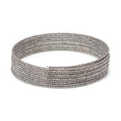 Brunello Cucinelli Silver Glass Necklace