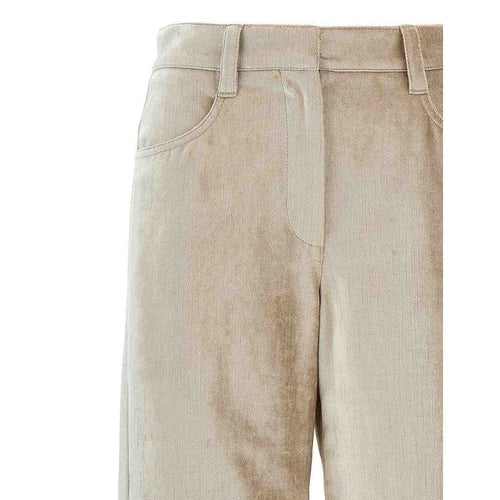 Brunello Cucinelli Pink Cotton Casual Pants