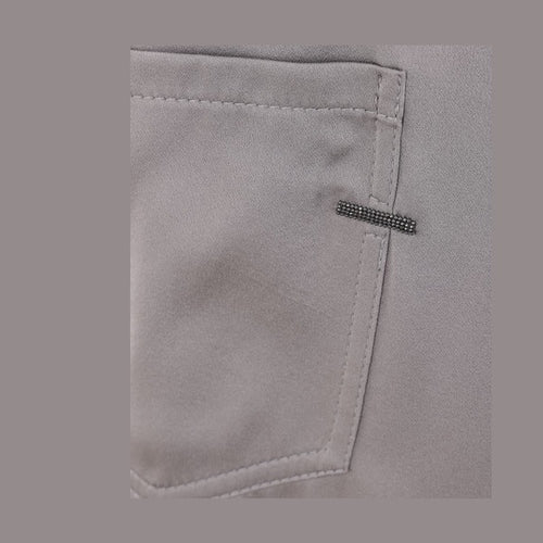 Brunello Cucinelli Gray Acetate Casual Pants