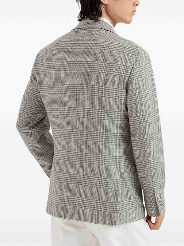 Brunello Cucinelli Army Wool Blazer