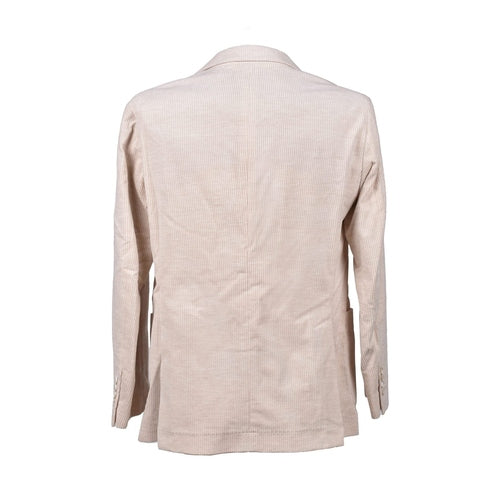 Brunello Cucinelli Beige Cotton Blazer