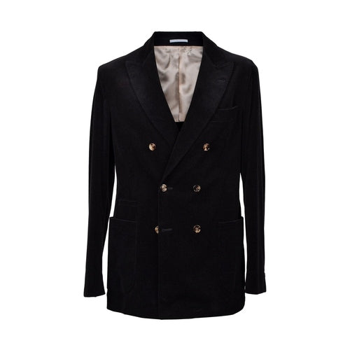 Brunello Cucinelli Black Cotton Blazer
