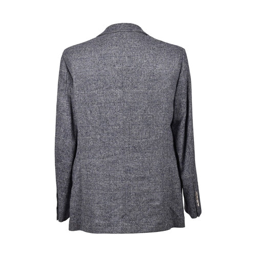 Brunello Cucinelli Blue Leather Blazer