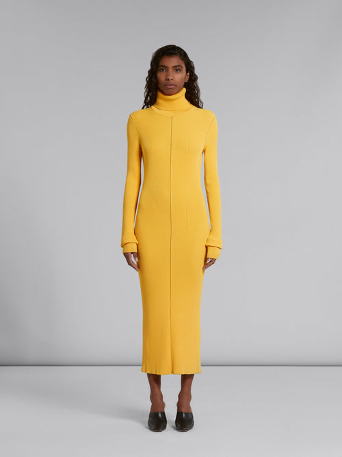 Marni Yellow Fibres Casual Dress