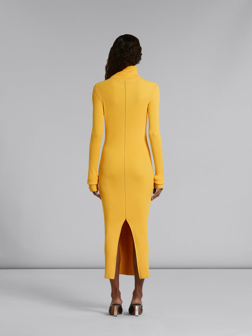 Marni Yellow Fibres Casual Dress