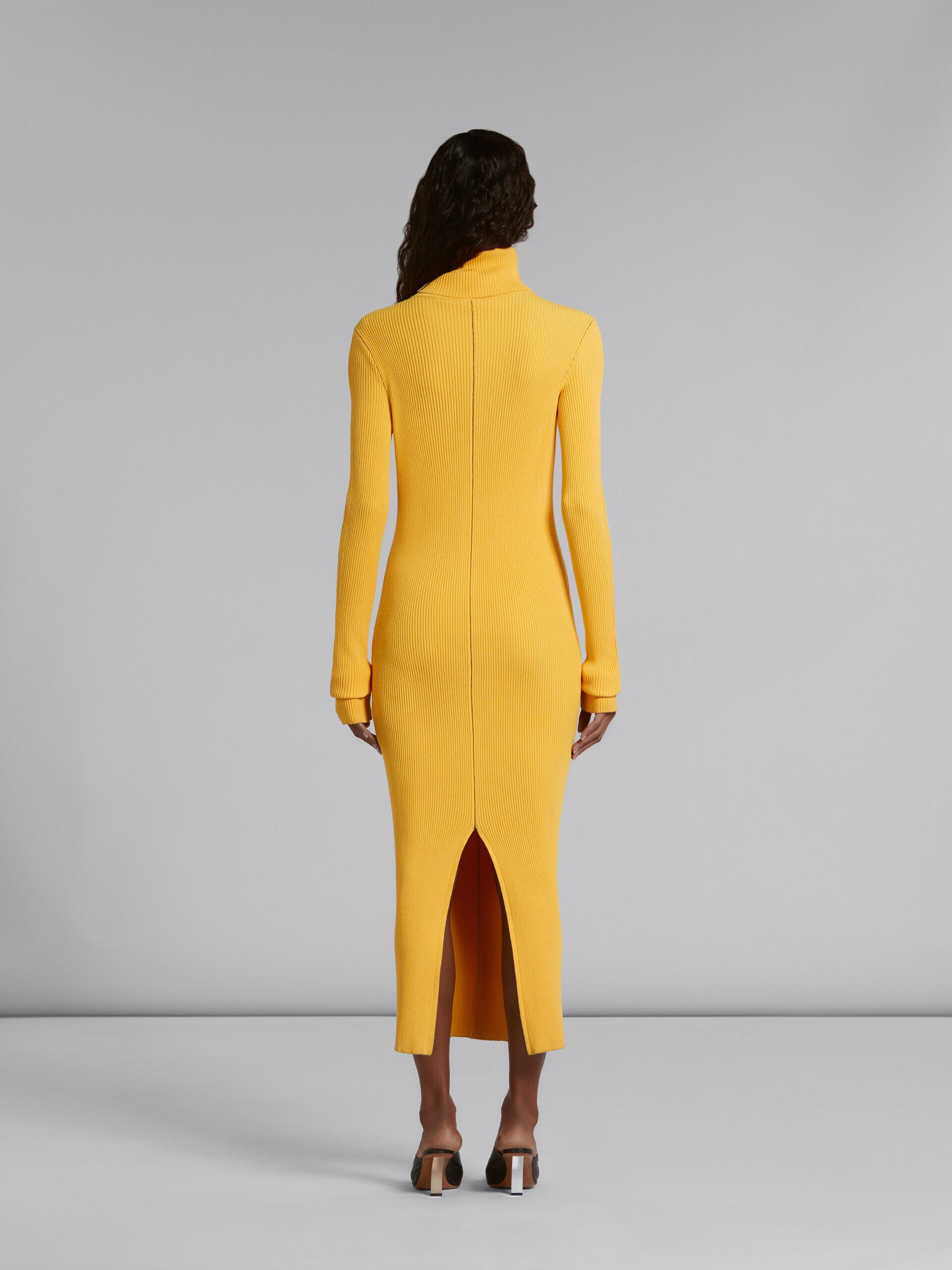 Marni Yellow Fibres Casual Dress