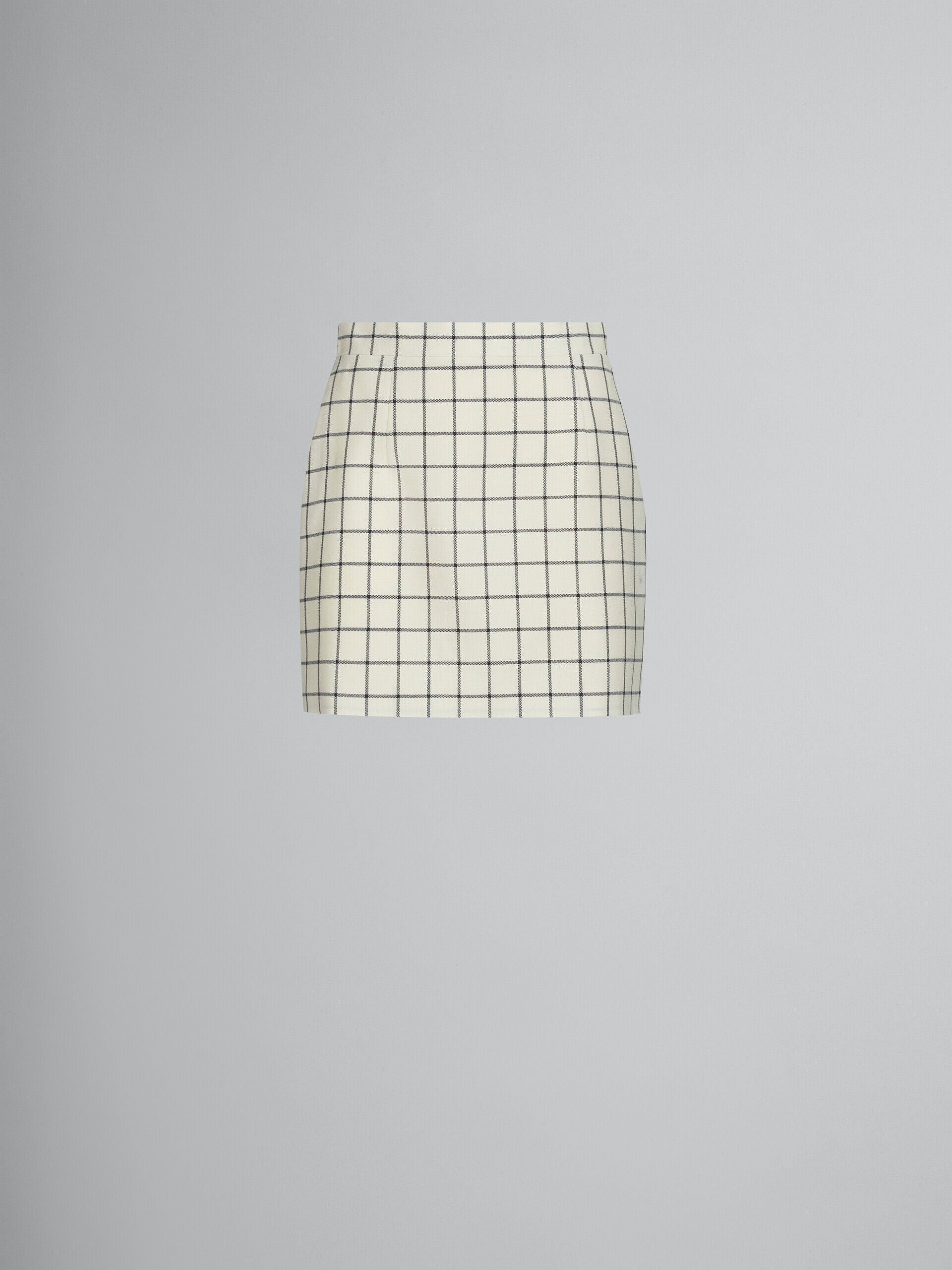 Marni White Fibres Mini Skirt