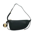 Burberry Green Leather Shoulder Bag
