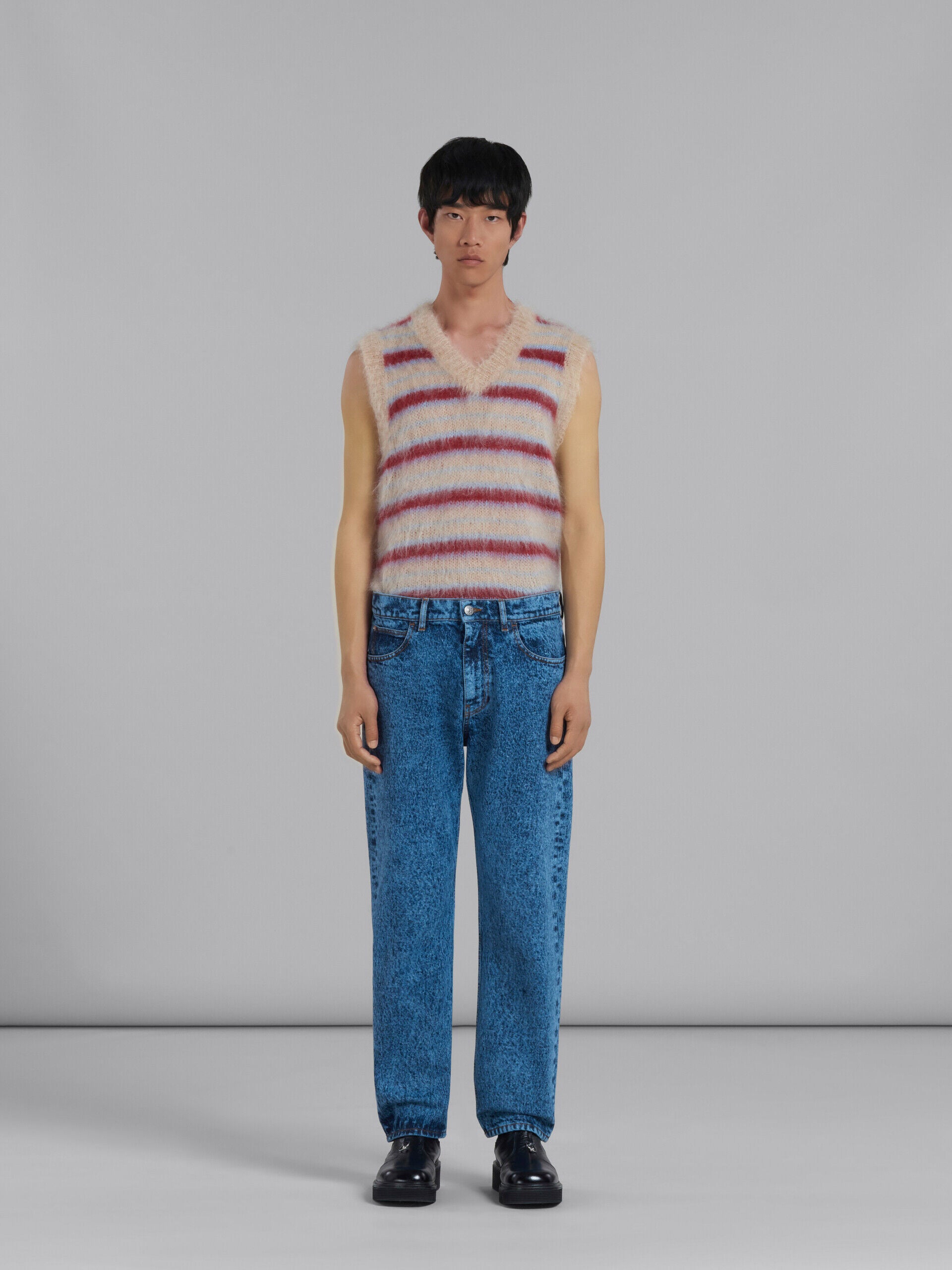 Marni Blue Fibres Relaxed Fit Jeans
