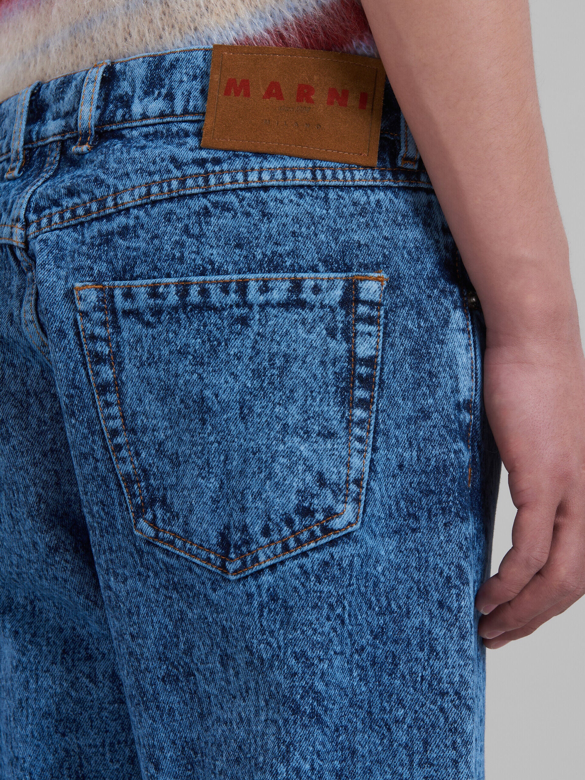 Marni Blue Fibres Relaxed Fit Jeans