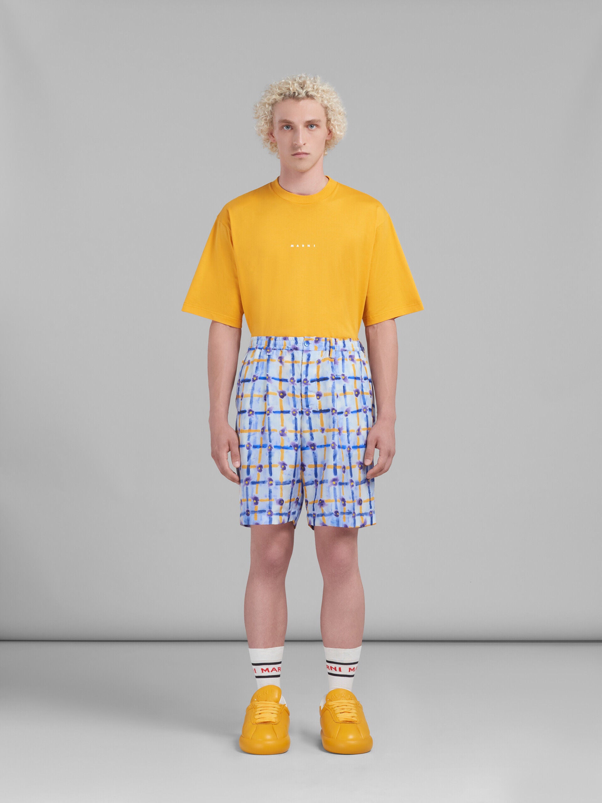 Marni Blue Fibres Shorts