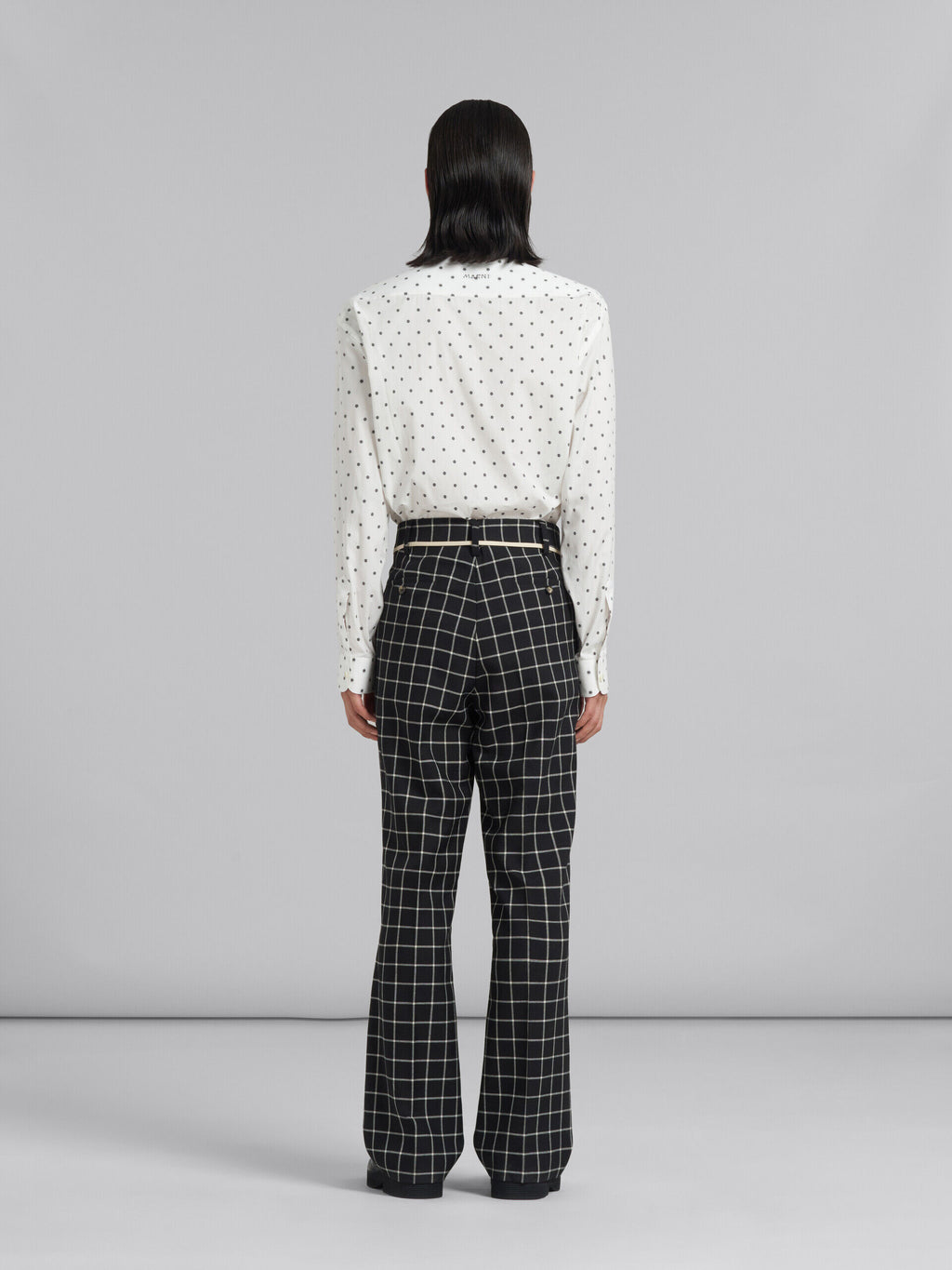 Marni Black Fibres Casual Pants