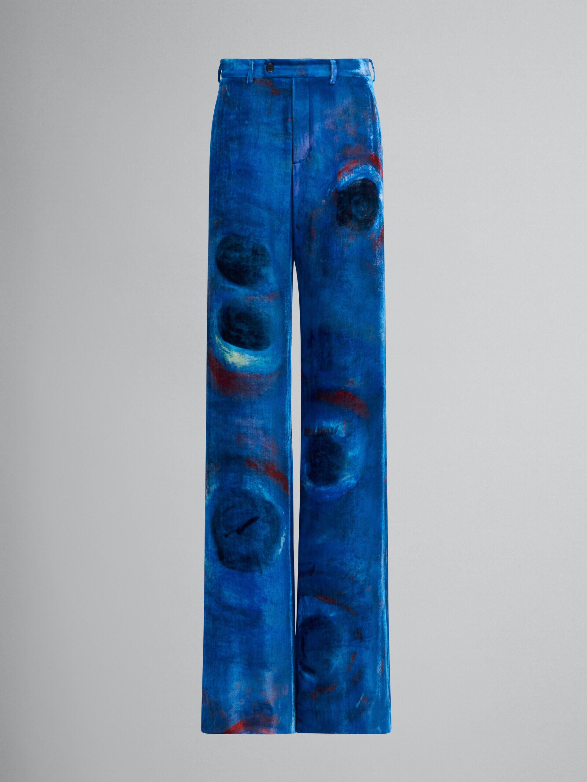 Marni Blue Fibres Casual Pants