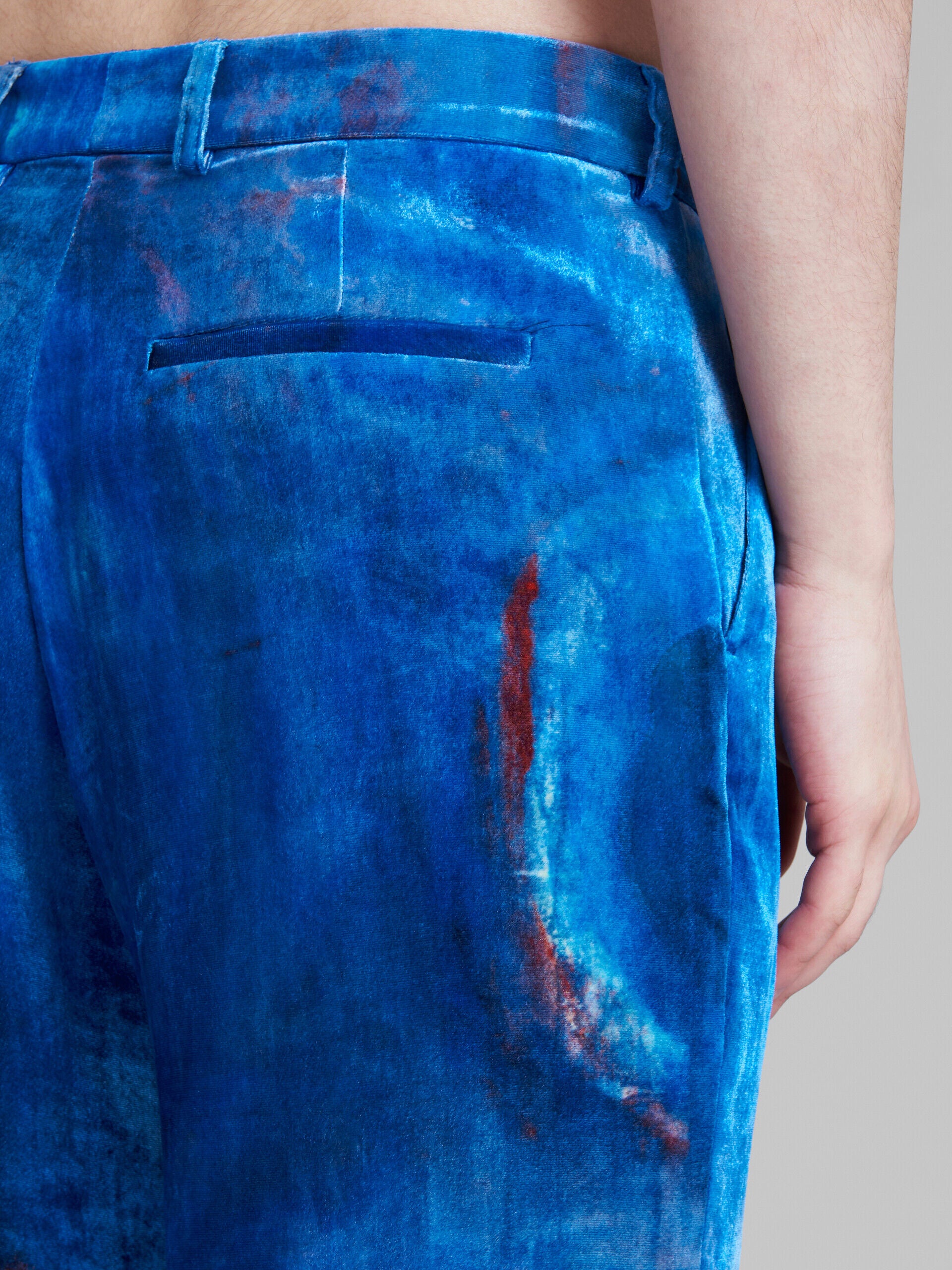 Marni Blue Fibres Casual Pants