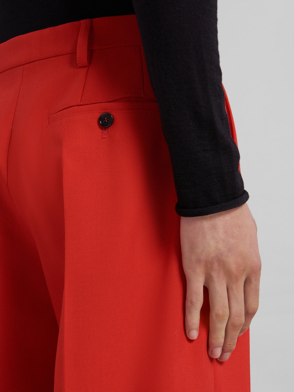 Marni Bronze Fibres Casual Pants