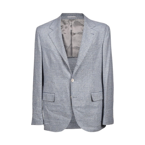 Brunello Cucinelli Light Blue Wool Two-Piece Suit