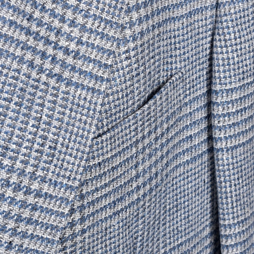Brunello Cucinelli Light Blue Wool Two-Piece Suit