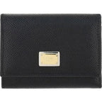 Dolce & Gabbana Black Calf Leather Bos Taurus Wallet