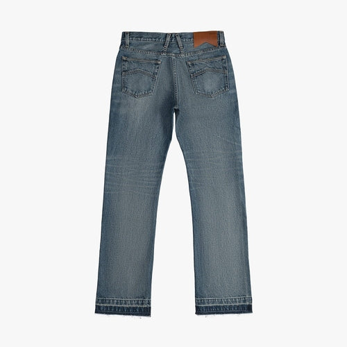 Rhude Blue Cotton Boyfriend Jeans