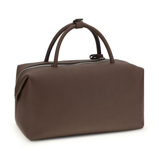 Max Mara Brown Calf Leather Bos Taurus Handbag