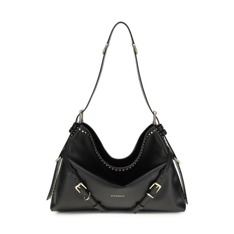 Givenchy Black Calf Leather Bos Taurus Shoulder Bag