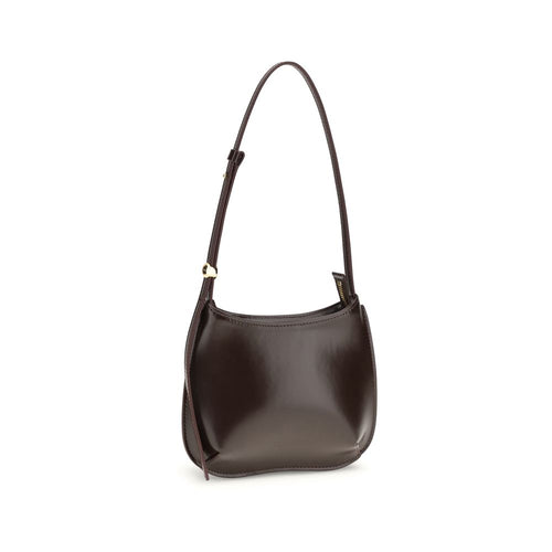 Jacquemus Brown Calf Leather Bos Taurus Shoulder Bag